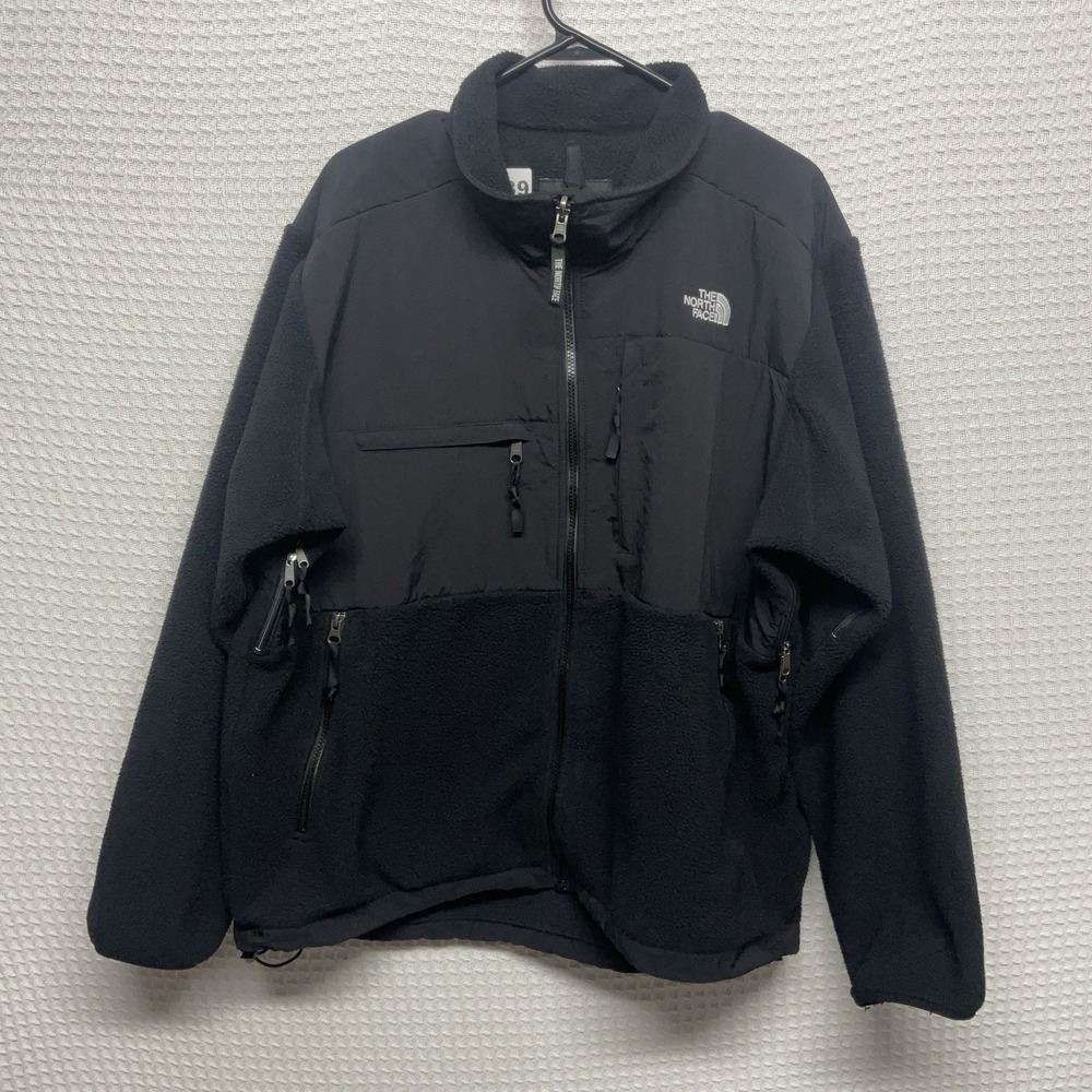 The North Face Denali Jacket Men XL Black Polartec Fleece Full Zip Outdoor Coat